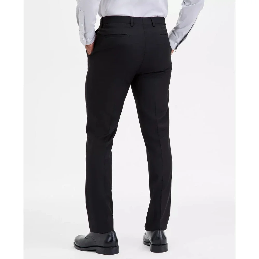 DKNY Mens Modern fit 3-pc‎ Suit Jacket Vest 38R Black Pants 31W 31L
